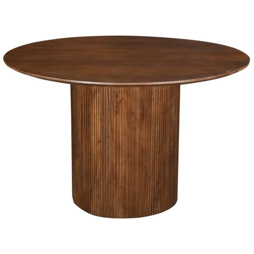 Giga Meubel Eettafel Jaime - Rond - Mangohout - 120cm