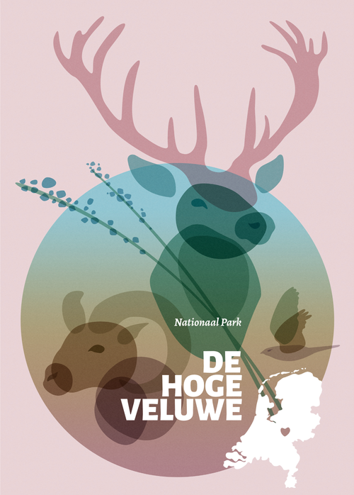 Nationale Parken Poster - De Hoge Veluwe - vtwonen shop