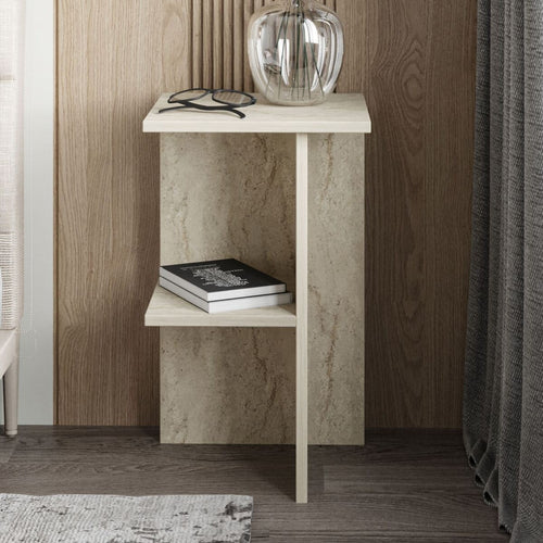 Calicosy - Vierkant nachtkastje met legplank LERAY - 36x36x60 cm