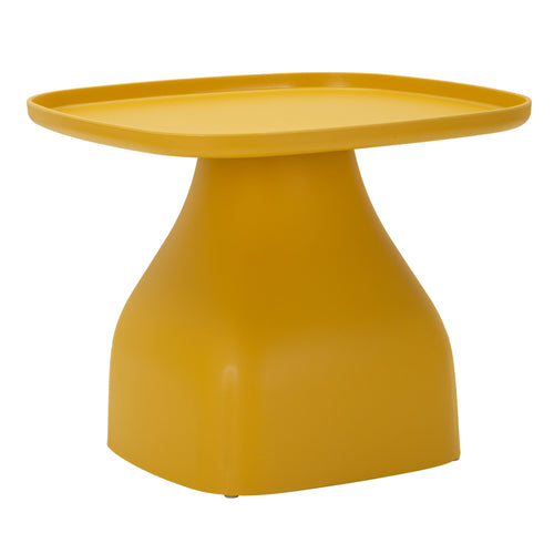 Mauro Ferretti bijzettafel - 48x48x38 cm - geel