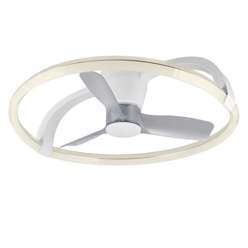 Trio Leuchten plafondventilator Stockholm - 1 lichts - 73.6  x 23   cm - wit