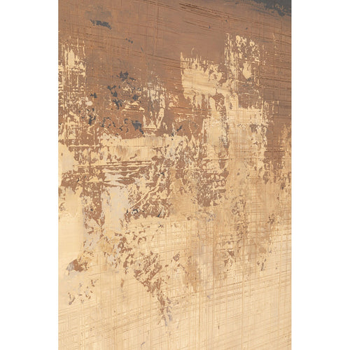 Kare Design Schilderij Silence 120x120cm bruin