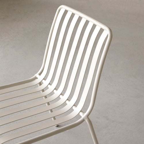 Tikamoon Metalen stoel in crèmekleur - Beige