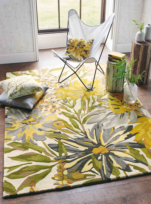 Laagpolig vloerkleed Harlequin Floreale Maize 44906 250x350 cm - vtwonen shop