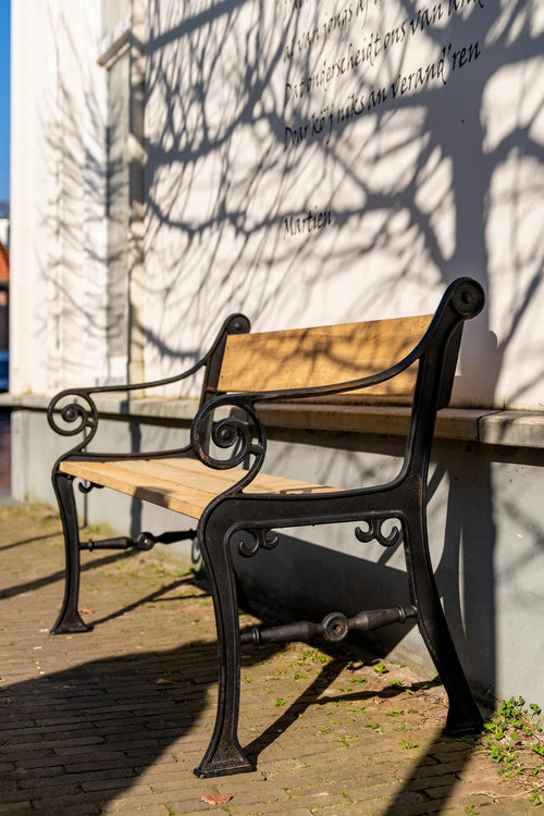 MaximaVida gietijzeren tuinbank onderstel Prinsengracht zwart - vtwonen shop