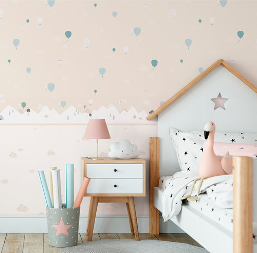 Sanders & Sanders behang wolkjes beige - 53 cm x 10 m - 640302
