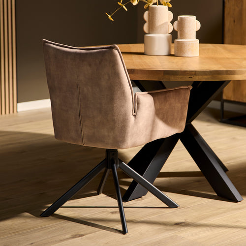 Starfurn  eetkamerstoel Dani - beige - 58x67x64cm - vtwonen shop