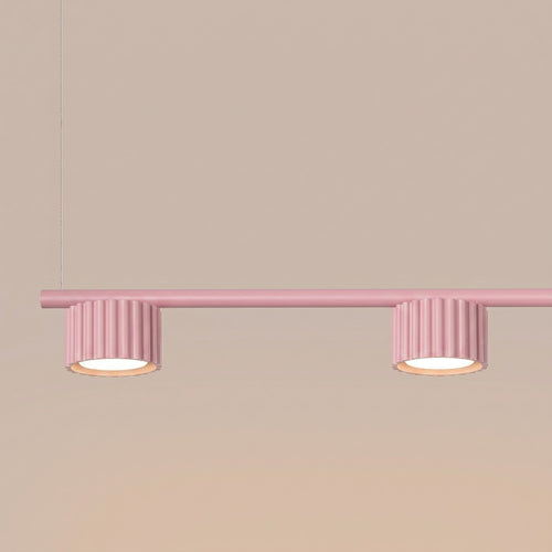 Sollux Lighting Kroonluchter AURA 4 roze Gx53 - 122x10x208cm
