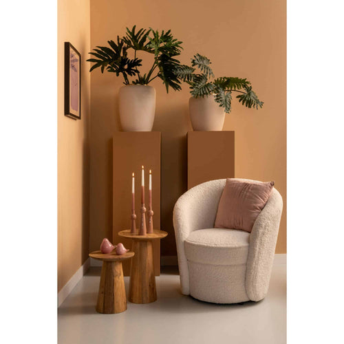 Leitmotiv bijzettafel Force - naturel - 35.5x35.5x45cm - vtwonen shop