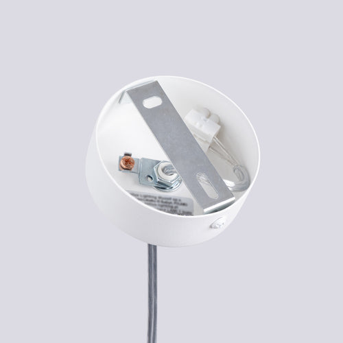 Sollux Lighting Hanglamp LAMI 1 wit - 8x8x125cm