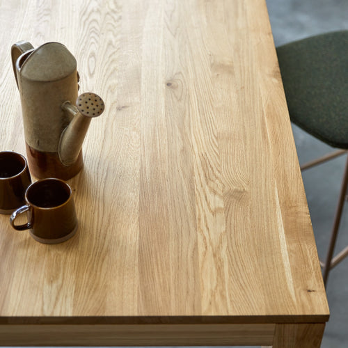 Tikamoon Massief eiken bartafel voor 4/6 personen - Naturel - vtwonen shop