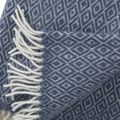 Klippan 100% wollen deken - Stella - blue - 130x200cm - vtwonen shop