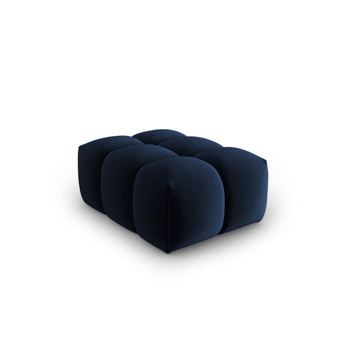 Cosmopolitan Design - Poef Verona flueel koningsblauw - 85x60x40cm