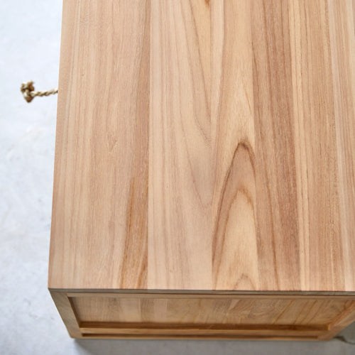 Tikamoon Tv-meubel van massief teakhout 170 cm - Naturel - vtwonen shop