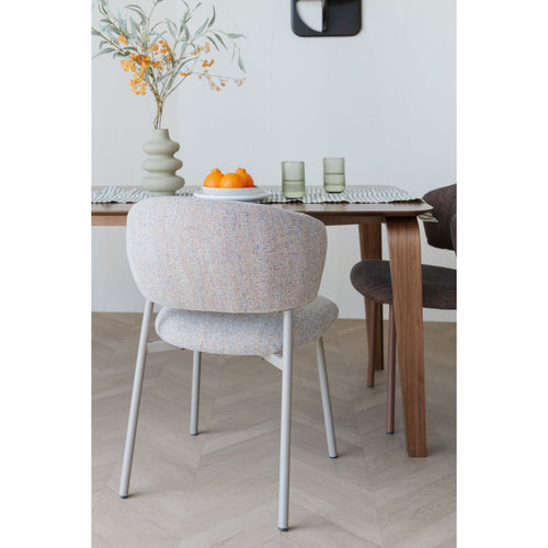 Housecraft Living Jasmine Eetkamerstoelen Gemêleerd Beige - Set van 2