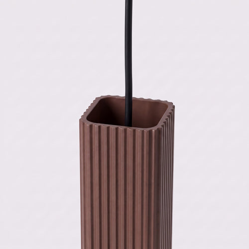 Sollux Lighting Hanglamp RAYO 3P bruin - 20x20x108cm