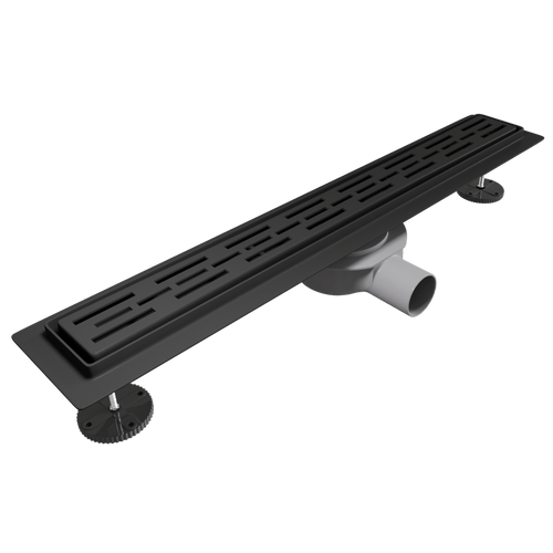 LOMAZOO douchegoot Cayma - mat zwart - 70 cm