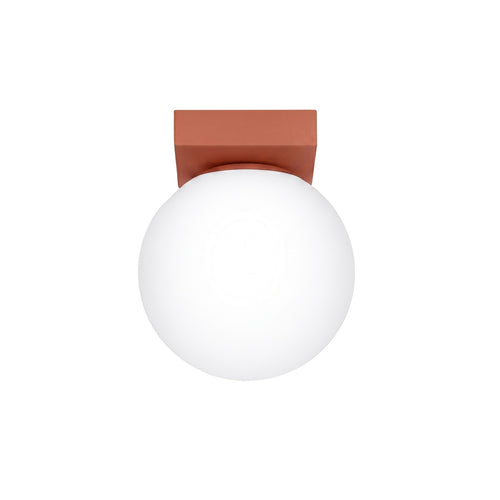 Sollux Lighting Plafondlamp YOLI 1 rode oker - 12x12x14,5cm