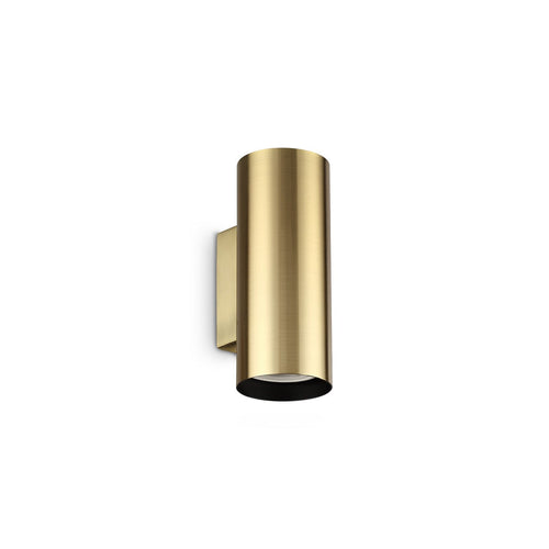 Ideal Lux LOOK 15 cm Up & Down wandlamp van messing met 2x GU10 fitting