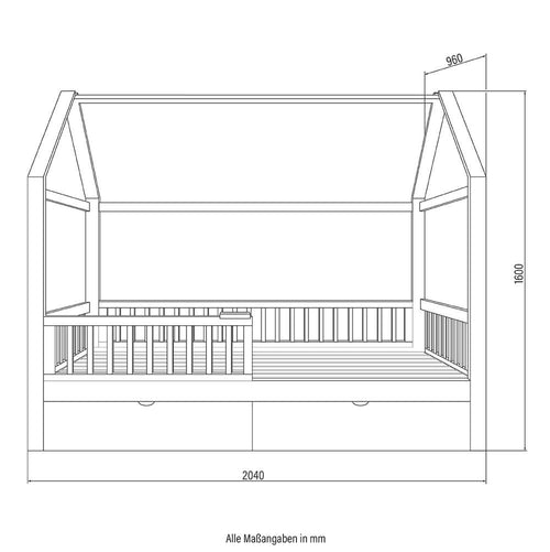 Home Deluxe Kinderbed STAR LAND Wit met Lades - vtwonen shop