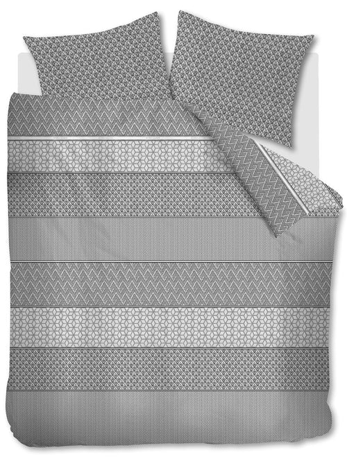 Rivièra Maison - Marley dekbedovertrek - Lits-Jumeaux XL - 260x200/220 cm - Grijs