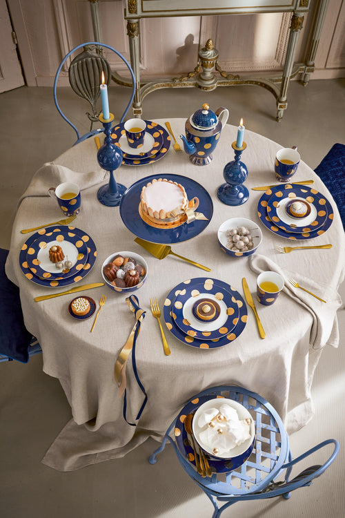 Pip Studio Kandelaar Sphere - Metaal - Navy - 24cm - vtwonen shop