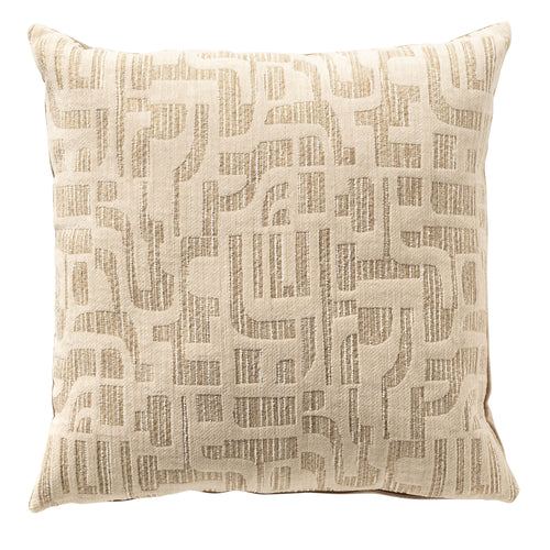 FABIA - kussenhoes 45x45 cm - Sesame - bruin, beige