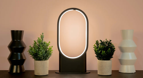 EGLO tafellamp Codriales - led - 38 cm - zwart/wit - vtwonen shop