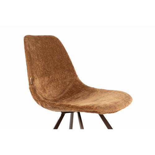 Dutchbone Franky Eetkamerstoelen Cognac - Set van 2