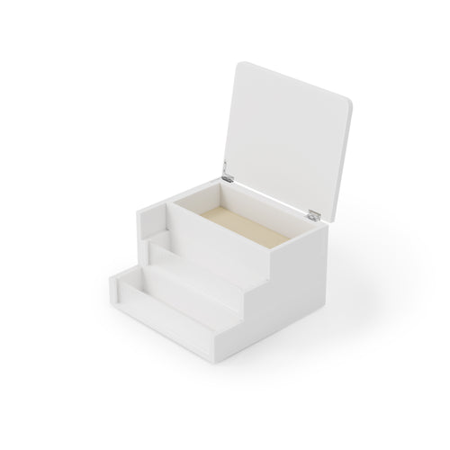 Umbra opbergdoos Malibu - 24 x 24 x 15 cm - wit