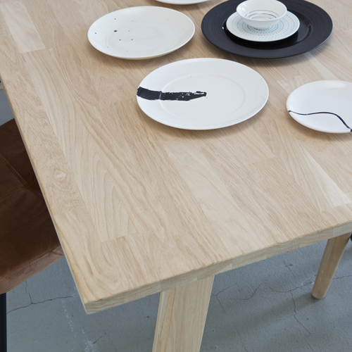 WOOOD a-poot Tablo - Eiken - Transparant - 72x79x10 - Set van 2 - vtwonen shop