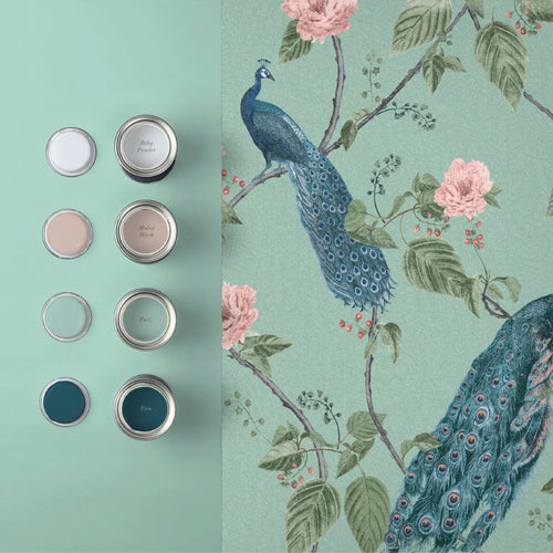 Graham & Brown Vliesbehang - Resplendence Aqua - 10mx52cm - vtwonen shop