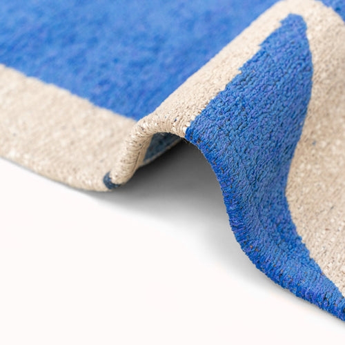 Louis De Poortere vloerkleed Campanula - blauw - 80x150cm - vtwonen shop