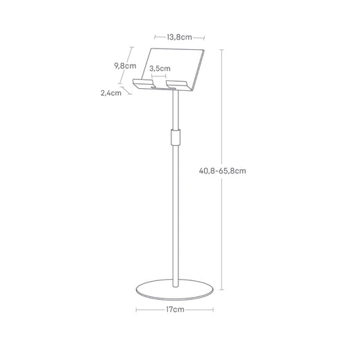 Yamazaki Tablet Standaard - Hoogte Verstelbaar - Smart - Zwart - vtwonen shop