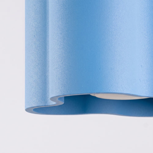 Sollux Lighting Plafondlamp OVIO 1 azuurblauw GU10 - 12x12x10cm