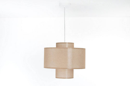 bpskoncept hanglamp Twin - beige - Ø35 cm