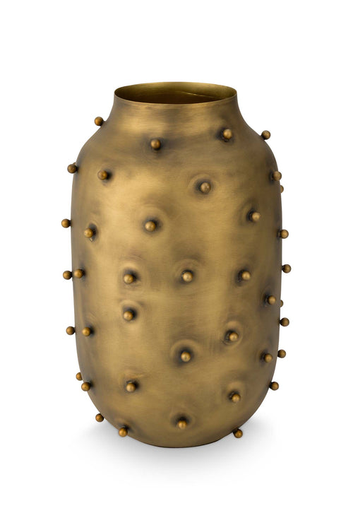vtwonen - Vaas - Metaal - Goud - 19.5x30 cm