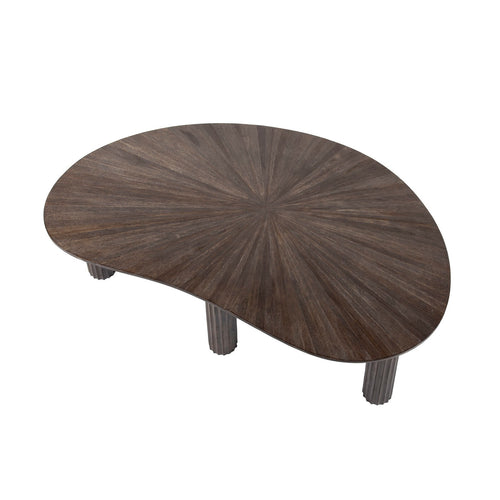 Giga Meubel Salontafel Maya - Donkerbruin Hout - 110x68x36cm - vtwonen shop
