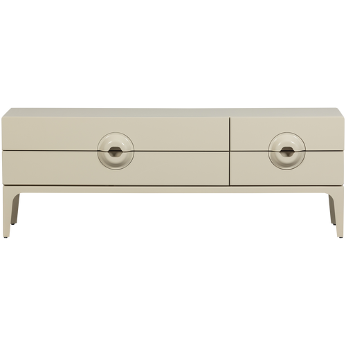 WOOOD tv meubel Merge - Eucalyptus hout - Dust/Beige - 57x160x44 - vtwonen shop