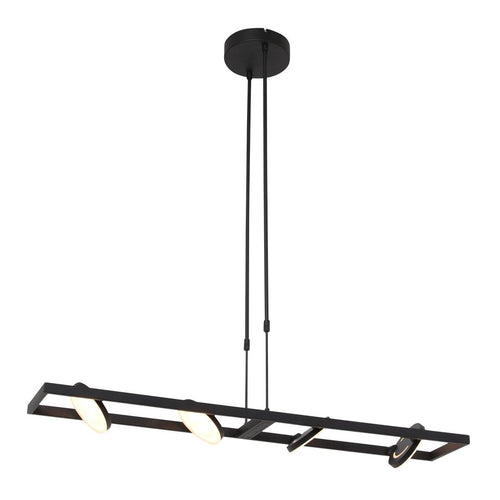 Steinhauer hanglamp Soleil - 4 lichts - 120x 122 cm - zwart - vtwonen shop