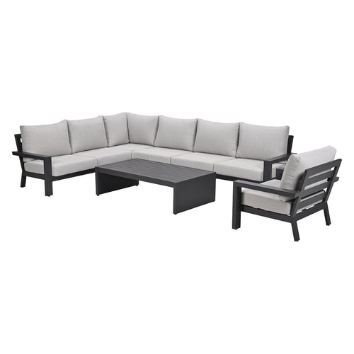 Garden Impressions Loungeset Sorelli 6-delig - donker grijs