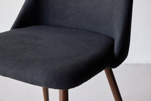 Rebellenclub Eetkamerstoel Kangasala - Set van 2 - Zwart Linnen - vtwonen shop