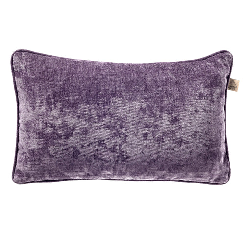 LEWY - kussenhoes 30x50 cm - glansvelours - Mysterioso - paars