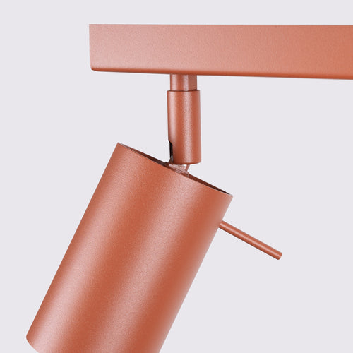 Sollux Lighting Plafondlamp RING 3L rood ochra - 45x6x17cm