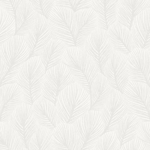 Borastapeter behang bladeren wit - 53 cm x 10.05 m - 661040 - vtwonen shop