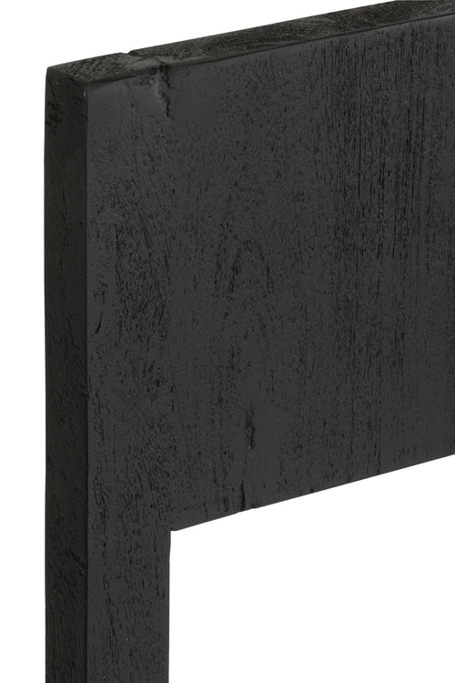 J-Line spiegel - hout - zwart - small