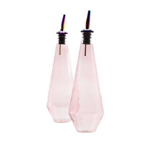 Brût Homeware, Olie / Azijn set Claude, roze