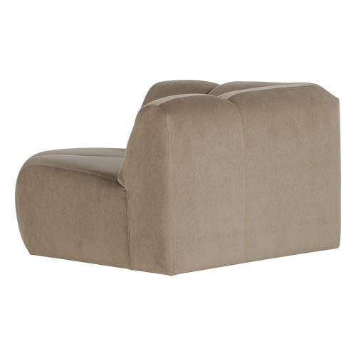 WOOOD hoekelement recht Mojo - Velvet - Khaki - 74x105x105