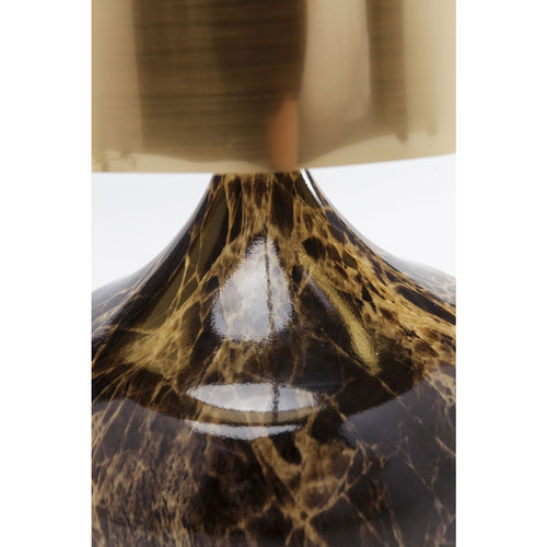 Kare Design Tafellamp Mamo Deluxe - bruin en goud