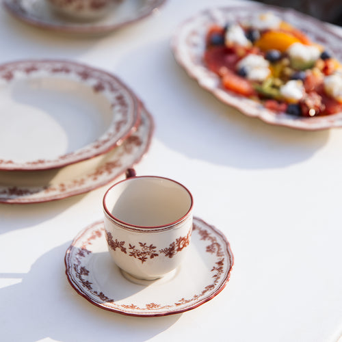 S|P Collection - Schotel 15,5cm burgundy Cyril - Set van 4